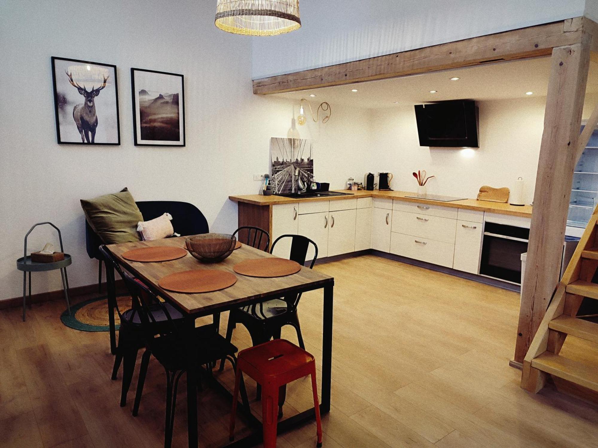 Le Chaleureux Loft 1 Minute Du Tram Apartment Lingolsheim Ngoại thất bức ảnh